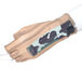 Jobskin® Premium Glove in beige fabric with a camouflage zip, dorsal view