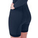 Jobskin® Premium Panty Girdle both legs above knee in denim fabric, back view